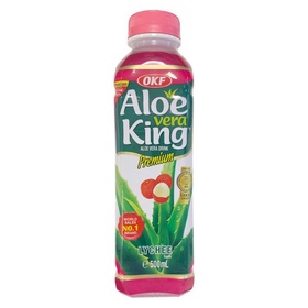 韩国 OKF 芦荟汁 荔枝味 500ml